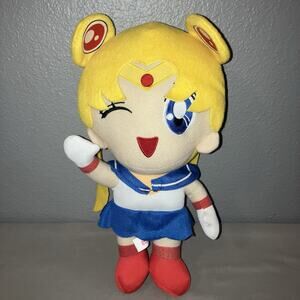 Sailor Moon Winking 2008 Stuffed Plush Toy Doll Fw Japan Japanese Brand *Damaged